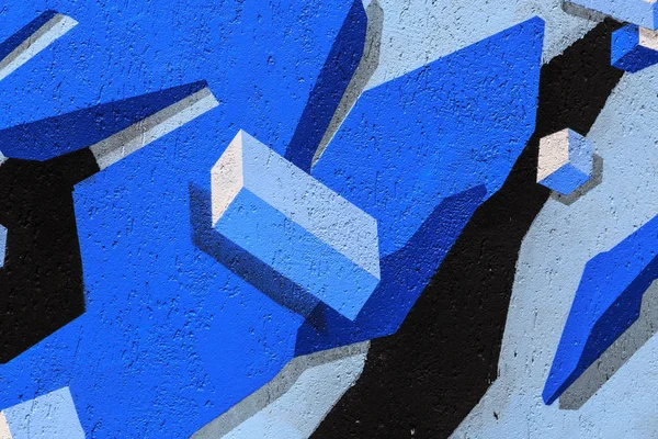 Arte urbana murale dettaglio texture sfondo — Foto Stock