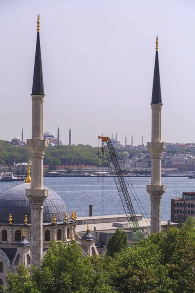 Вид на Стамбул з Чіхангір художників парк — стокове фото