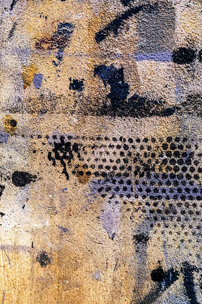 Гранж окрашенные и очищенные стены текстуры — стоковое фото