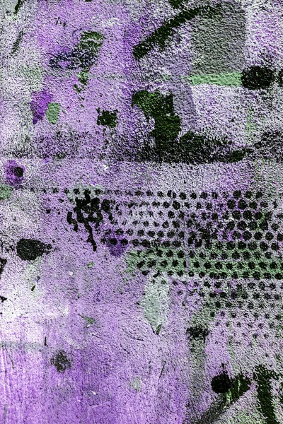 Grunge Painted Peeled Wall Texture Background Obsolete Surface Level — Stock Photo, Image