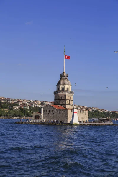 Στον πύργο Maiden, Κωνσταντινούπολη — Φωτογραφία Αρχείου