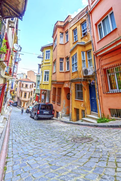 Dzielnica Balat, Stambuł, Turcja — Zdjęcie stockowe