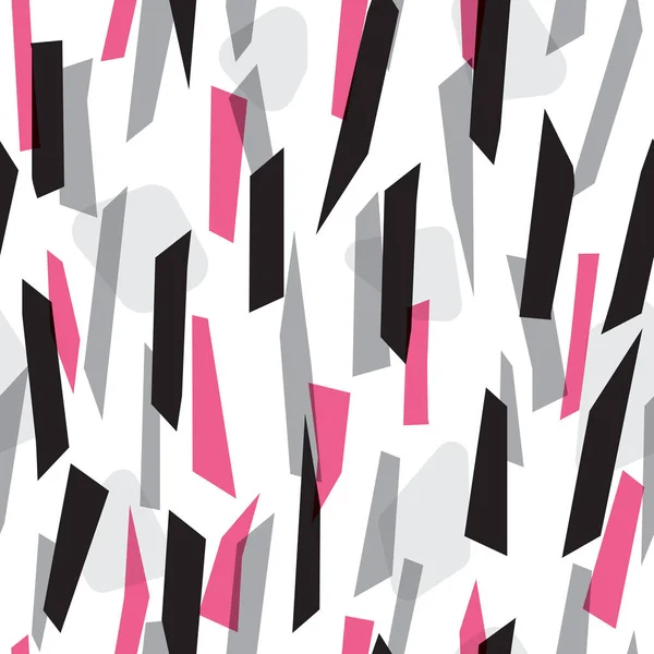 抽象的なカラフルなストライプのシームレス パターン — ストックベクタ