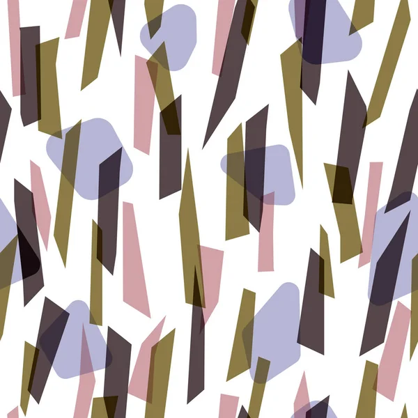 抽象的七彩条纹无缝模式 — 图库矢量图片