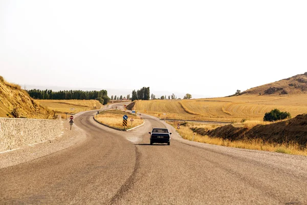 Vista Della Pianura Delle Piccole Colline Della Geografia Dell Anatolia — Foto Stock