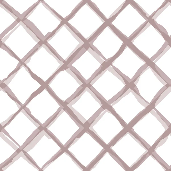 Diagonal cross brush strokes seamless pattern — Stock Vector
