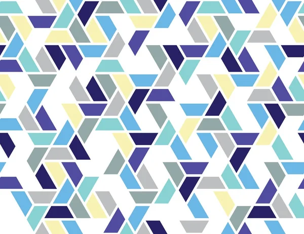 幾何学的なグリッドのシームレス パターン — ストックベクタ