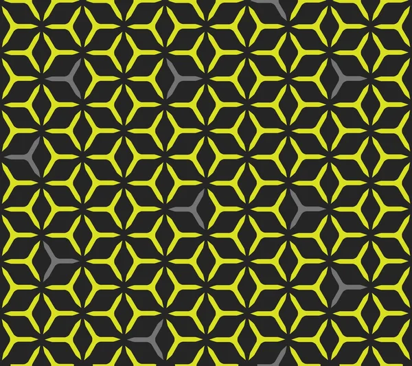 Modèle sans couture de grille cubique géométrique — Image vectorielle