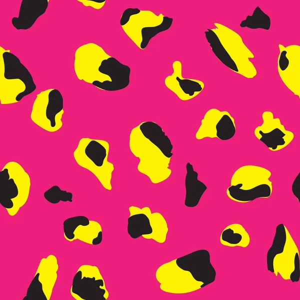 Nahtloses Muster-Design mit abstrakten Animal Print-Formen — Stockvektor