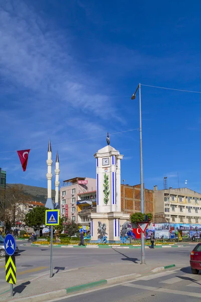 Visa från Gemlik stad nära Bursa city, Turkiet — Stockfoto