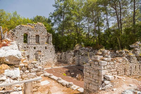 Olympos sitio antiguo, Antalya, Turquía — Foto de Stock