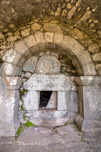 Tumba Del Rey Sarcófago Sitio Antiguo Olympos Antalya Turquía Antigua — Foto de Stock