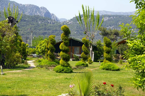 Balneario turístico bongalow en Cirali, Antalya —  Fotos de Stock