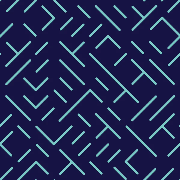 Lignes et formes diagonales motif sans couture — Image vectorielle