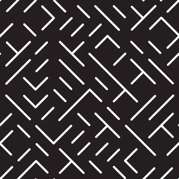 斜め線や図形のシームレス パターン — ストックベクタ
