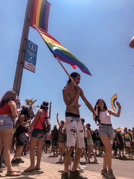 Tel Aviv Pride 2019, Izrael — Zdjęcie stockowe