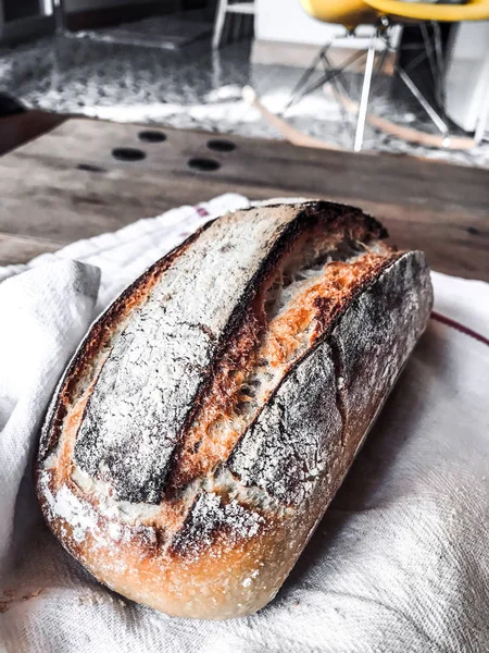 Pane naturale di pasta madre — Foto Stock