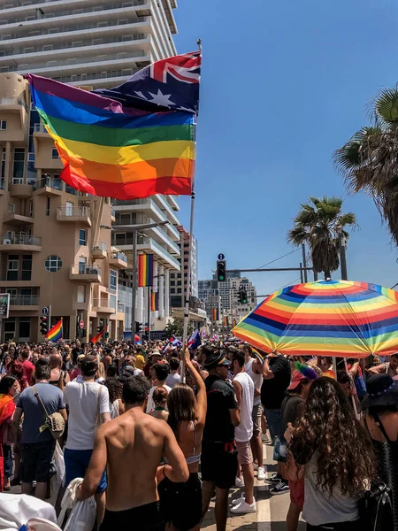 Tel Aviv Pride 2019, Israël — Stockfoto