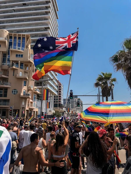 Tel Aviv Pride 2019, Israël — Stockfoto