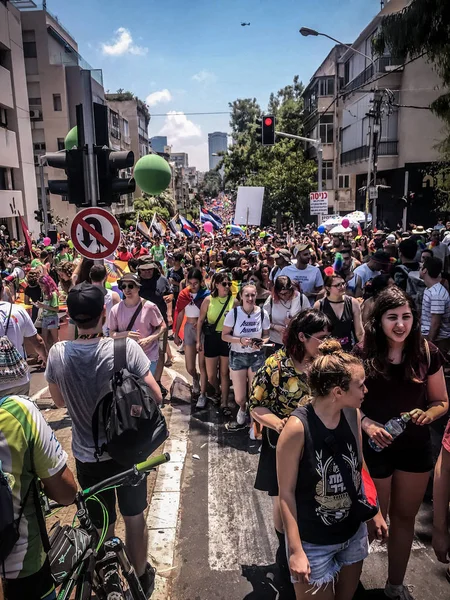 Tel Aviv Pride 2019, Israël — Stockfoto