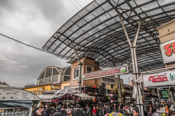 Bazar cubierto de bursa, Turquía — Foto de Stock