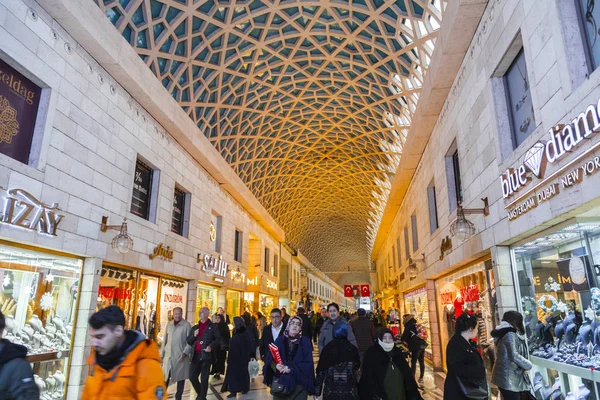 Bursa Bazar Coberto, Turquia — Fotografia de Stock