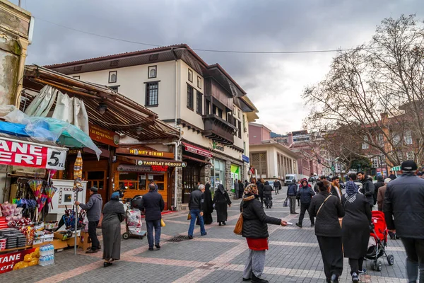 Turkish lady selling band aids — Stok fotoğraf