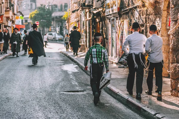 Mea Shearim Streets in Jerusalem — Stock Photo, Image