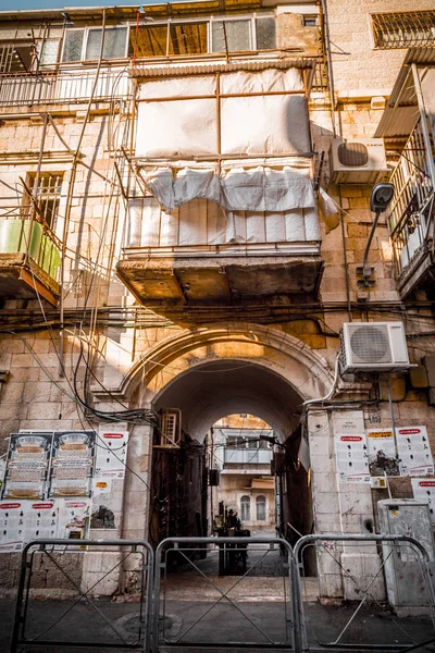 Las calles Mea Shearim en Jerusalén — Foto de Stock