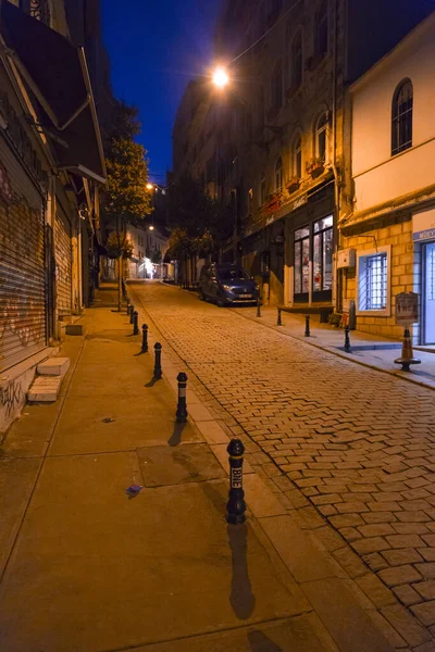 Istanbul Turchia Aprile 2020 Serata Tranquilla Istiklal Street Isolamento Covid19 — Foto Stock