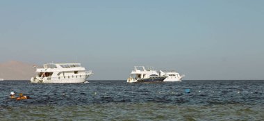 Beyaz gemi kırmızı deniz yoluyla taşıma