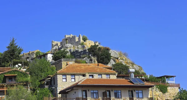 在 Kekova 土耳其海滨古城 — 图库照片