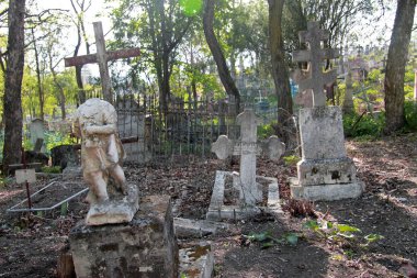 The Old cemetary. Historical part of Pyatigorsk clipart