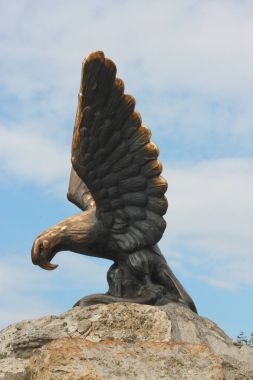 Kartal. Pyatigorsk amblemi. Kuzey Kafkasya yerler
