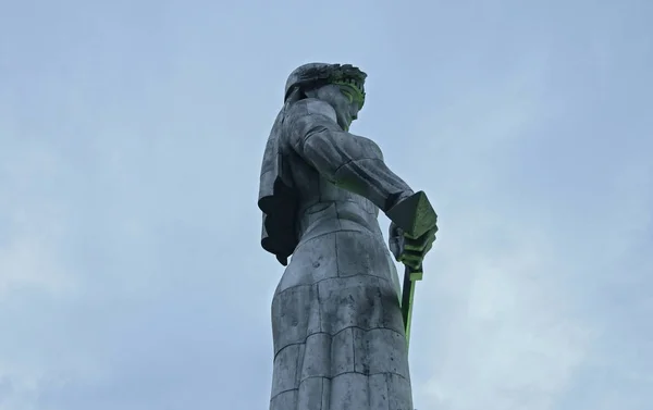 Mother of Georgia statue in Tbilisi Georgia — Stock Photo, Image