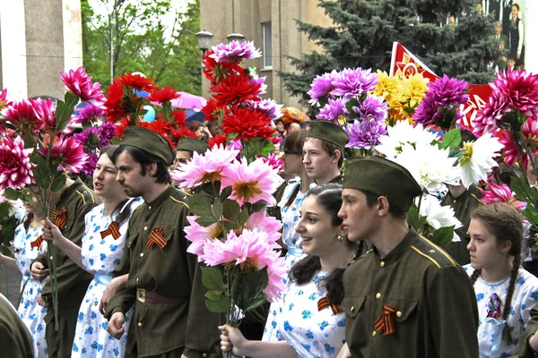 Célébration du 70e anniversaire du Jour de la Victoire — Photo