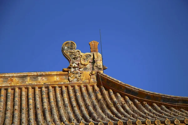 Templos da Cidade Proibida em Pequim China — Fotografia de Stock
