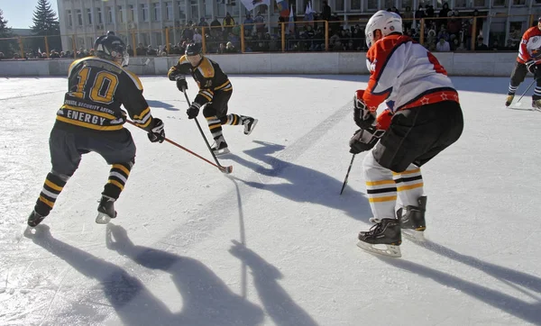 Campeonato de hockey La Copa del Alcalde Pyatigorsk —  Fotos de Stock