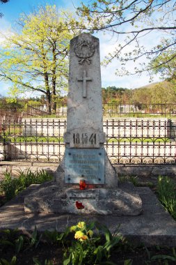 Eski mezarlığı. Tarihsel Pyatigorsk parçası