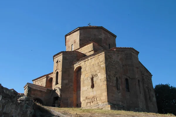 Mosteiro ortodoxo de Jvari Mtskheta República da Geórgia oriental — Fotografia de Stock