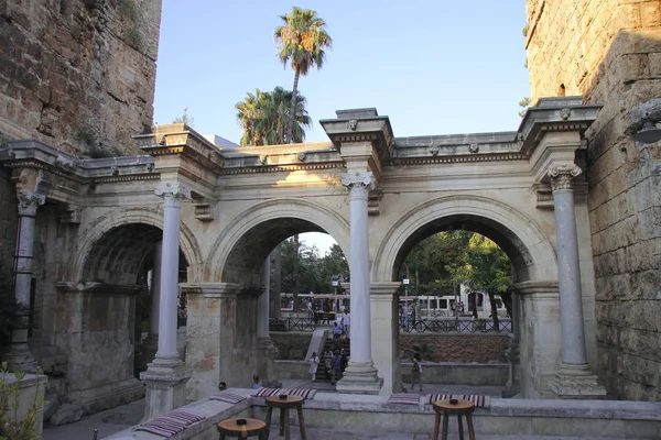 Adrian, eski şehir Antalya Türkiye gates — Stok fotoğraf