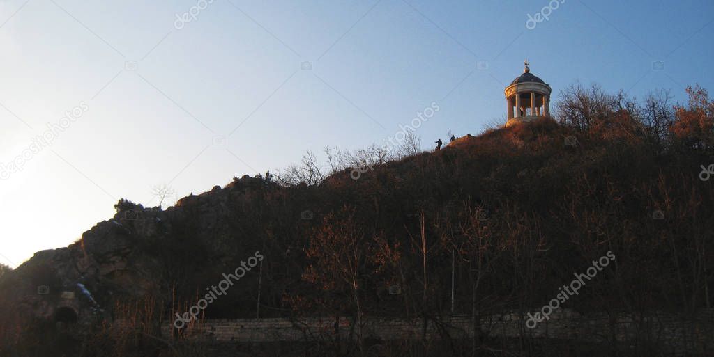 Aeolus Harp on Mashuk mountain. Pyatigorsk Landmarks And Monumen