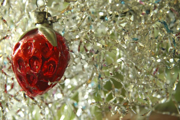 Kerstboom decoratie op de kerstboom Rechtenvrije Stockfoto's