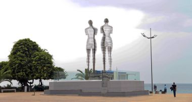 Hareket heykel Ali ve Batum Dolgu Siyah s, Nino