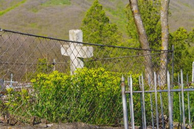 Eski mezarlığı. Tarihsel Pyatigorsk parçası