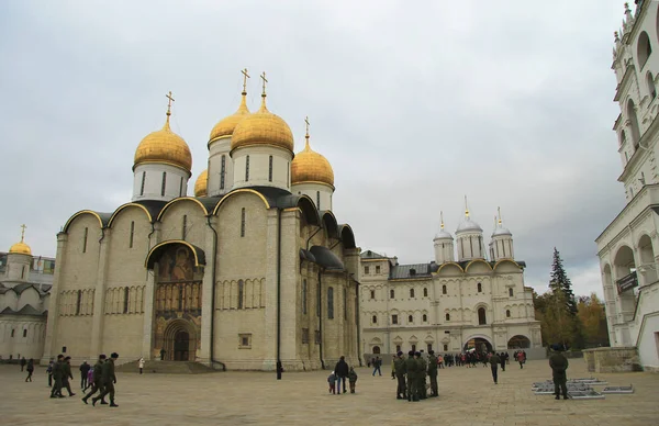 Fortaleza Kremlin Moscou Catedral Kremlin Dentro Uma Época Outono — Fotografia de Stock