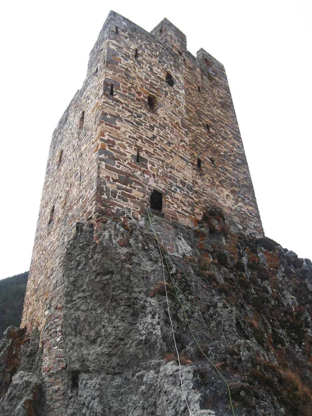 İnguşetya kuleleri. antik mimari ve kalıntılar — Stok fotoğraf