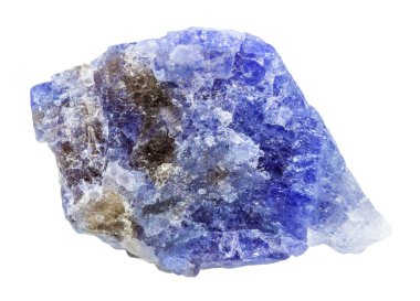 Tanzanite (blue violet zoisite) crystals clipart