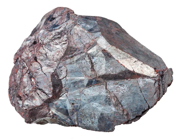 Κομμάτι βράχου αιματίτης (σιδηρομετάλλευμα, Πέτρες ημιπολύτιμες πέτρες αιματίτη) — Φωτογραφία Αρχείου
