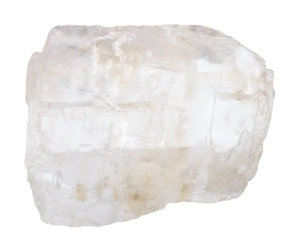 Petalite (castorita) cristal isolado — Fotografia de Stock